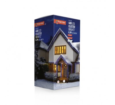 480 Multi-Action LED Cluster with Timer - Enchanted (Blue, Purple and White) 480 Multi-Action LED Cluster with Timer - Enchanted (Blue, Purple and White)